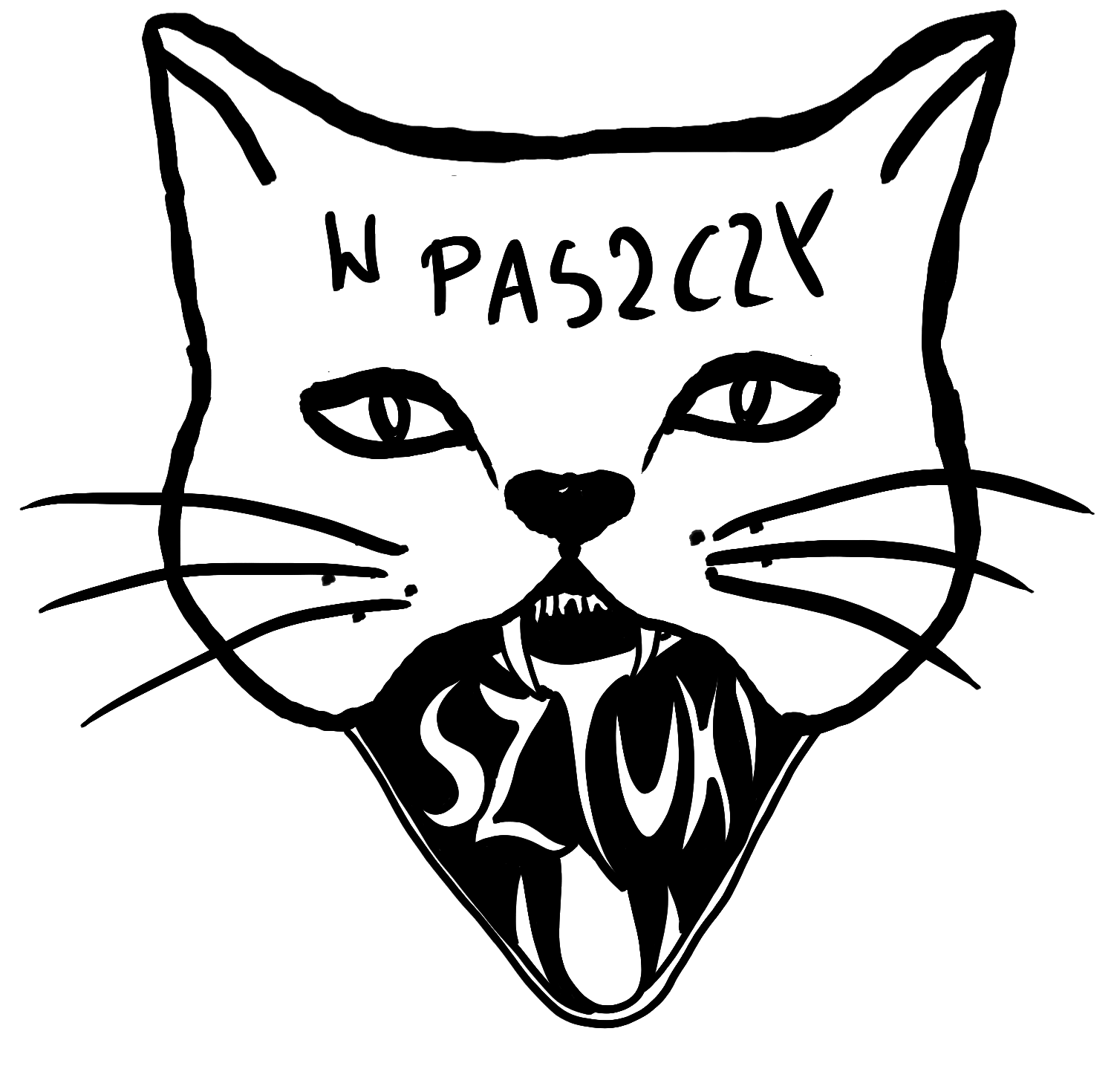 logo w paszczy sztuki