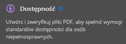 Jakie narzędzia wspierają dostępność w publikacjach? Adobe Accessibility Checker 