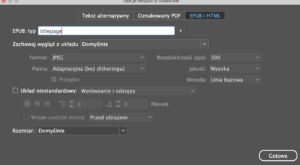 Nadawanie semantyki epub:type w InDesign