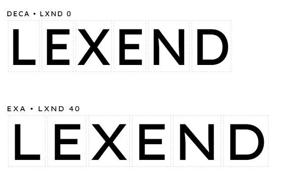 lexend font dostępny